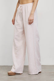 מכנסי פשתן ורוד