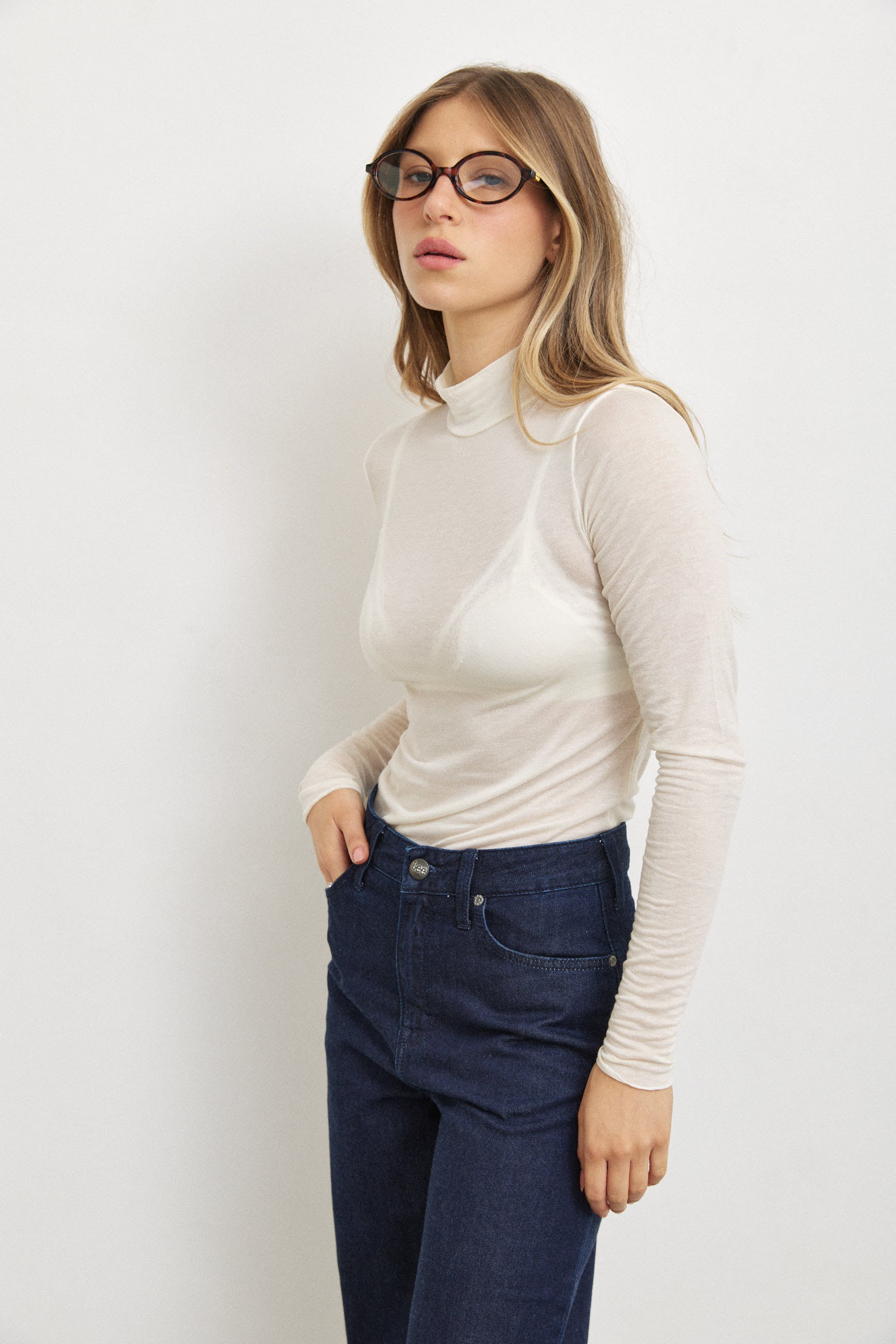 גולף אלנה קשמיר לבן