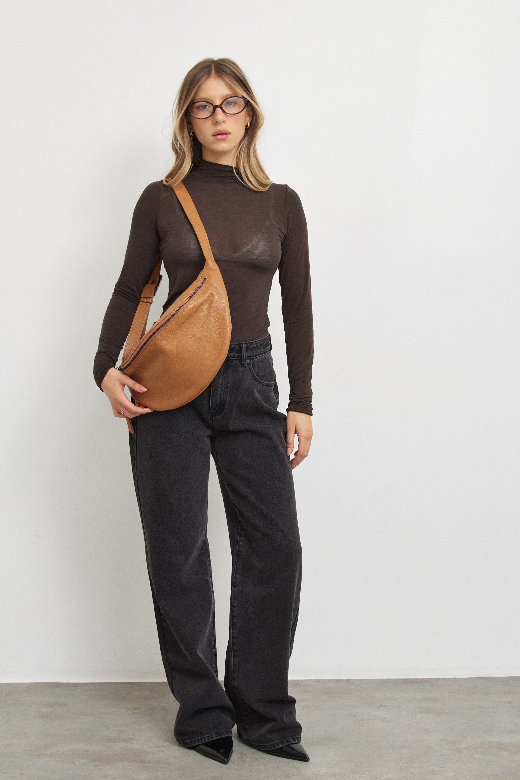 גולף אלנה קשמיר חום