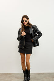 סריג ניקי ריב שחור