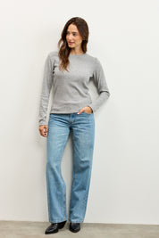 סריג ניקי ריב אפור