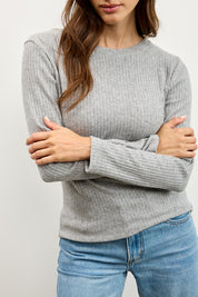 סריג ניקי ריב אפור