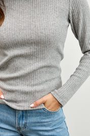 סריג ניקי ריב אפור