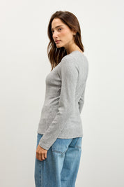 סריג ניקי ריב אפור