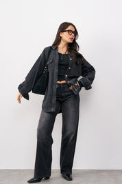 חולצת בייסיק מור שחור