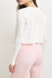 עליונית מעטפה סריג לבן