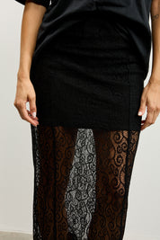 חצאית נואר לומינה שחורה