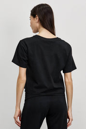 טישירט בייסיק ברנדי שחור