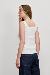 גופיית LEE KNITTERS TANK WHITE