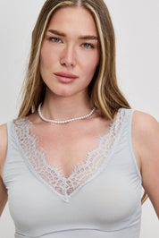 גופיית תחרה ונציה תכלת