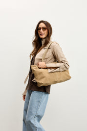 תיק עור אמליה בז