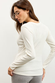 סריג ניקי ריב לבן