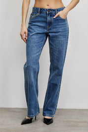 UTR ג'ינס VERONA MID WASH BLUE