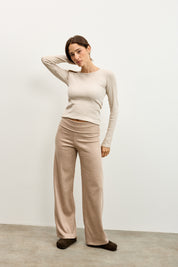 חולצת ריב ניקי בז