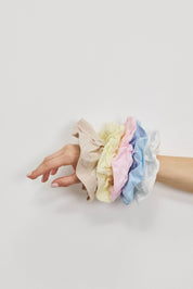 גומיית סקראנצי פשתן בז