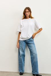 טישירט אוברסייז לני לבן