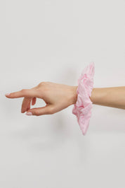 גומיית סקראנצי פשתן ורוד