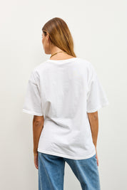 טישירט אוברסייז לני לבן