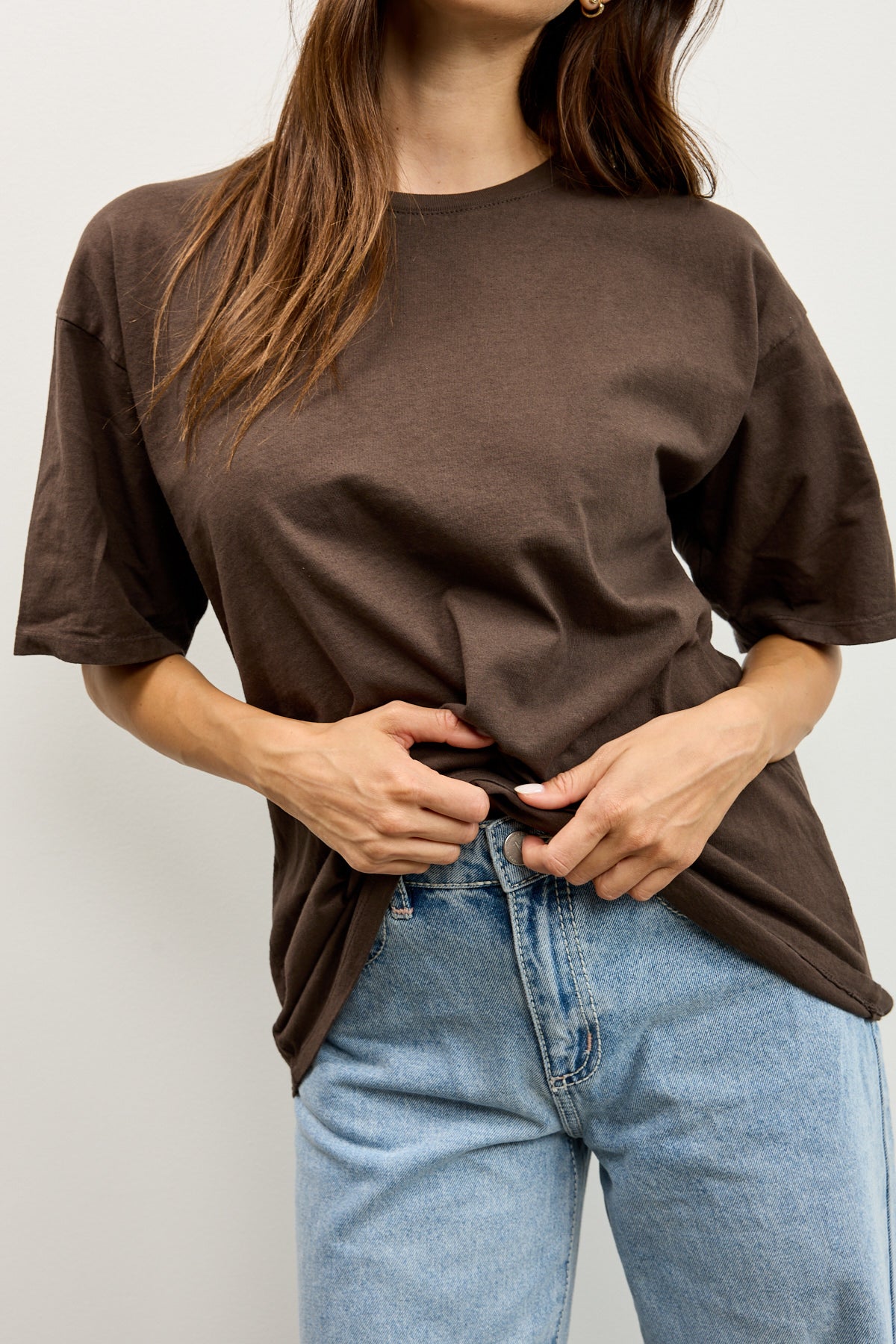 טישירט אוברסייז לני חום