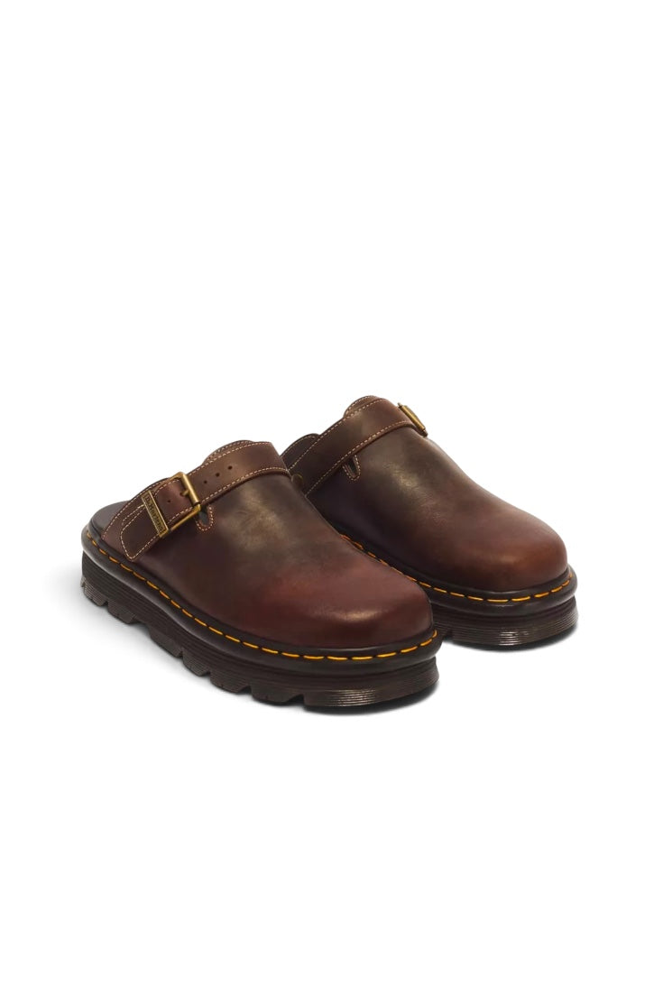 DR. MARTENS ZEBZAG MULE SAVANNAH TAN