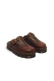 DR. MARTENS ZEBZAG MULE SAVANNAH TAN