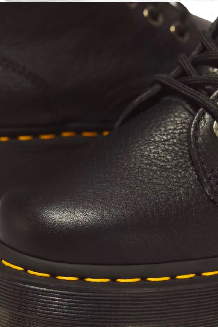 DR. MARTENS מגפי פלטפורמה דגם ג'יידון III שחור עור רך