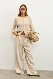 קרדיגן סריג ריב בז