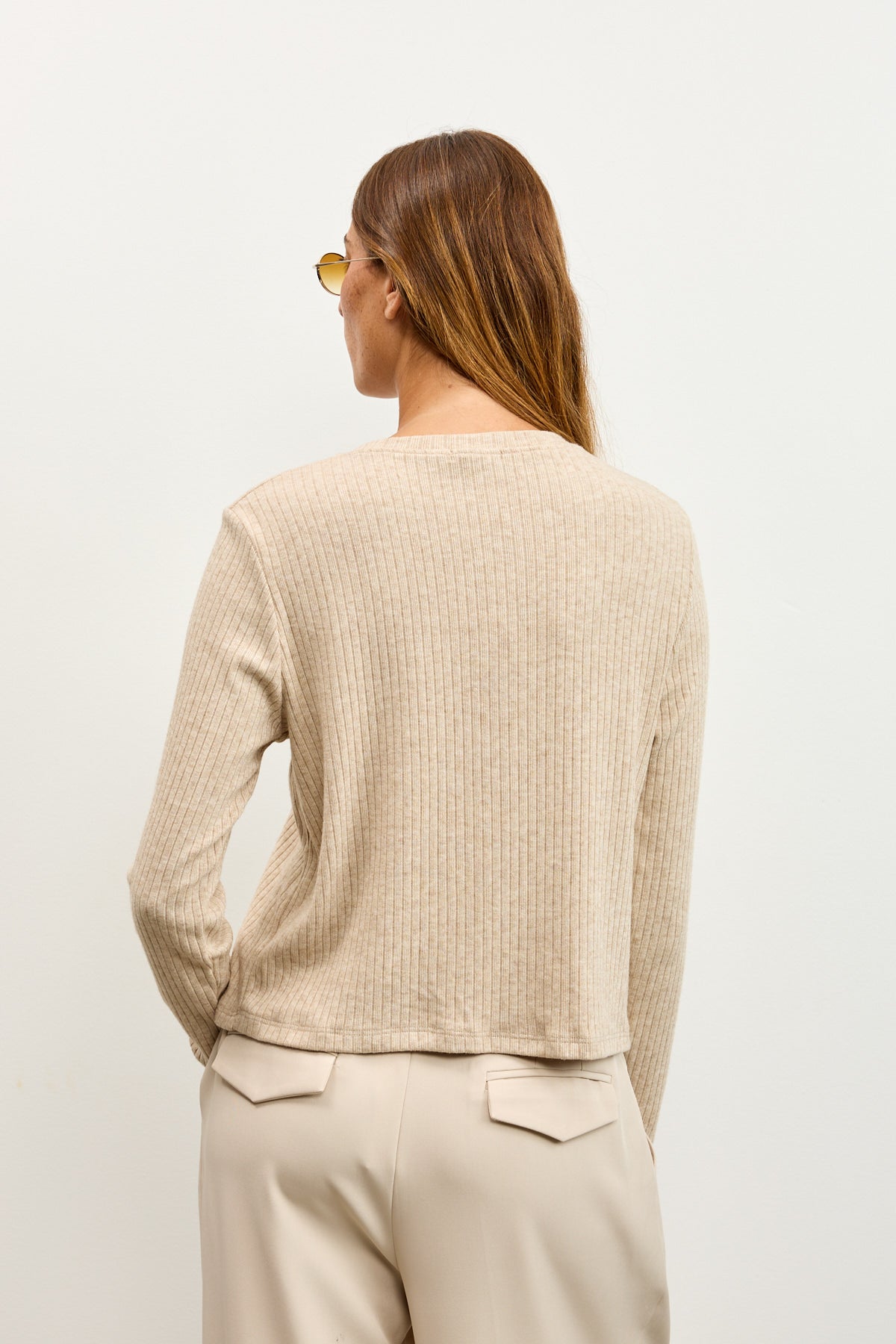 קרדיגן סריג ריב בז