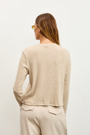 קרדיגן סריג ריב בז