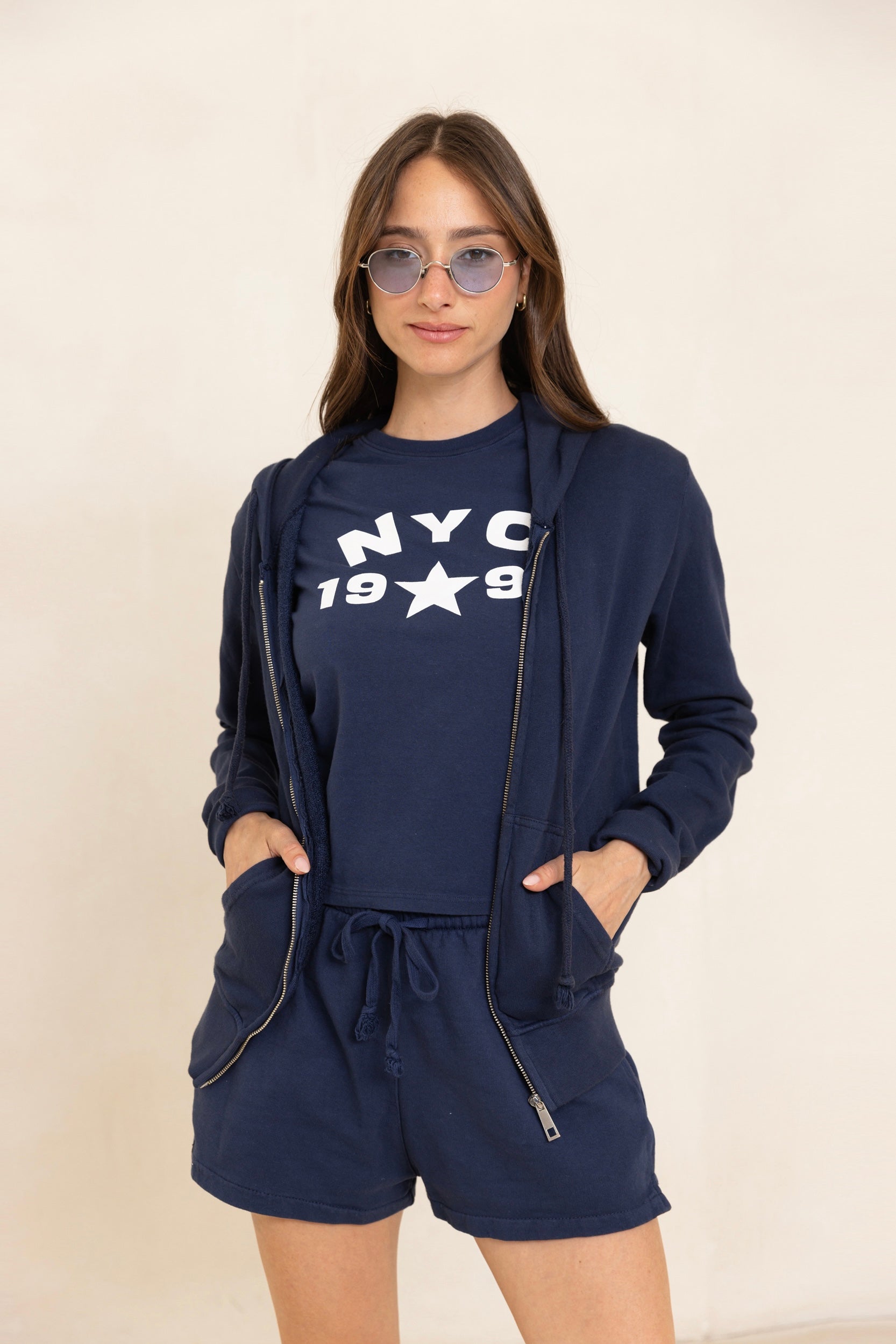 טי שירט NYC כחול