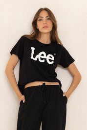 LEE LOGO TEE BLACK