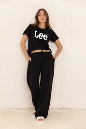 LEE LOGO TEE BLACK