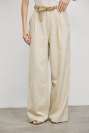 מכנסיים מחויטים ג'וליה בז