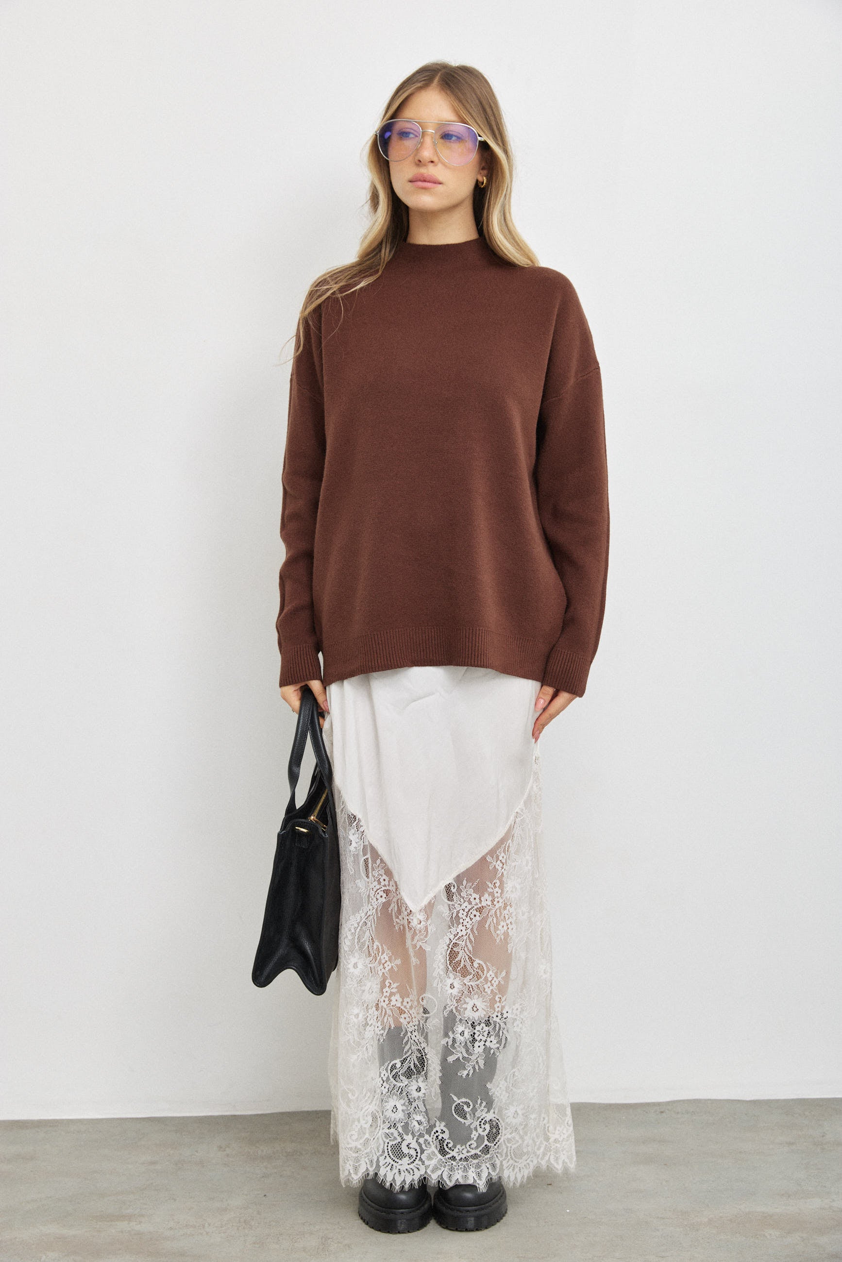 חצאית דיאנה שמנת