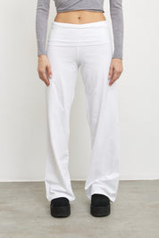 מכנסי ברנדי  לבן