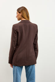 ג’קט מילאנו לומינה חום