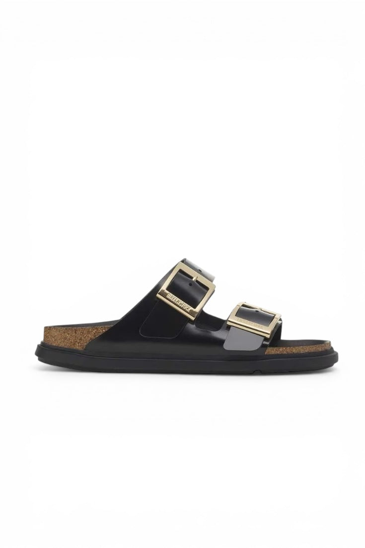 כפכפי בירקנשטוק דגם אריזונה דרופלט אבזם שחור