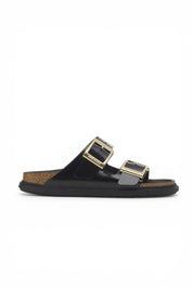 כפכפי בירקנשטוק דגם אריזונה דרופלט אבזם שחור