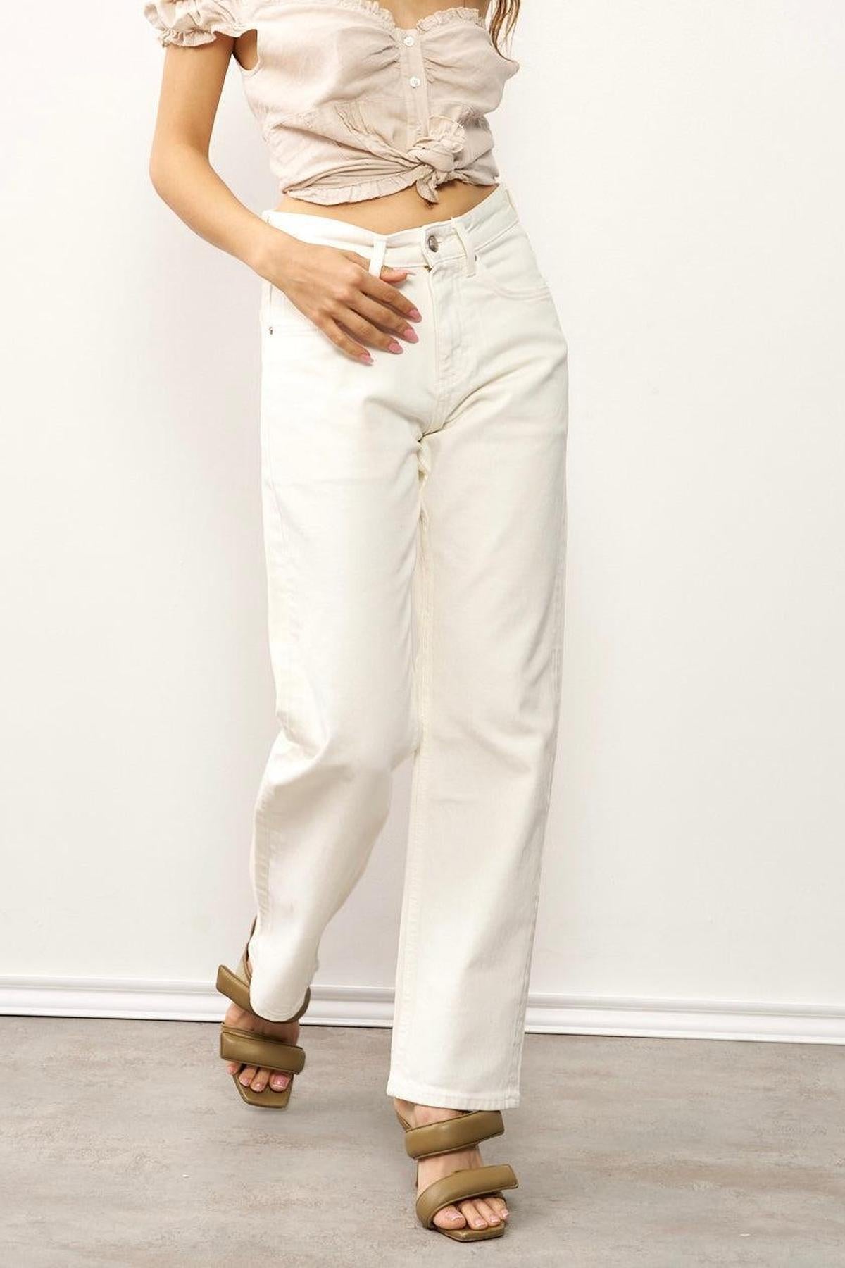 LEE ג׳ינס RIDER CASSIC VINTAGE WHITE