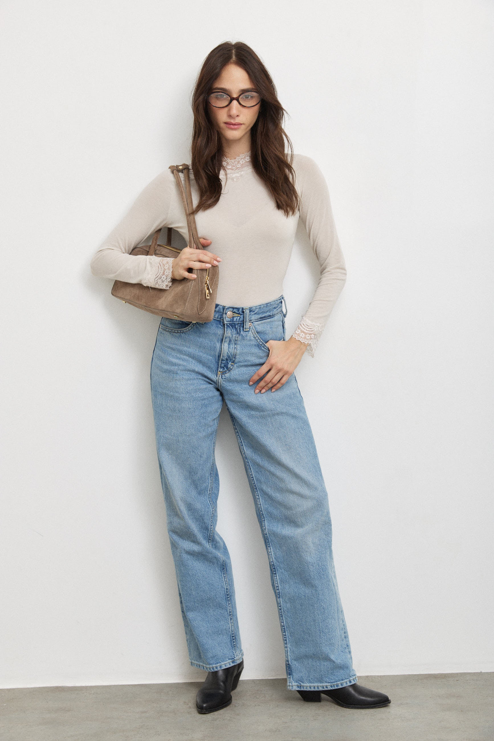 LEE ג׳ינס RIDER LOOSE HIDDEN ISLE