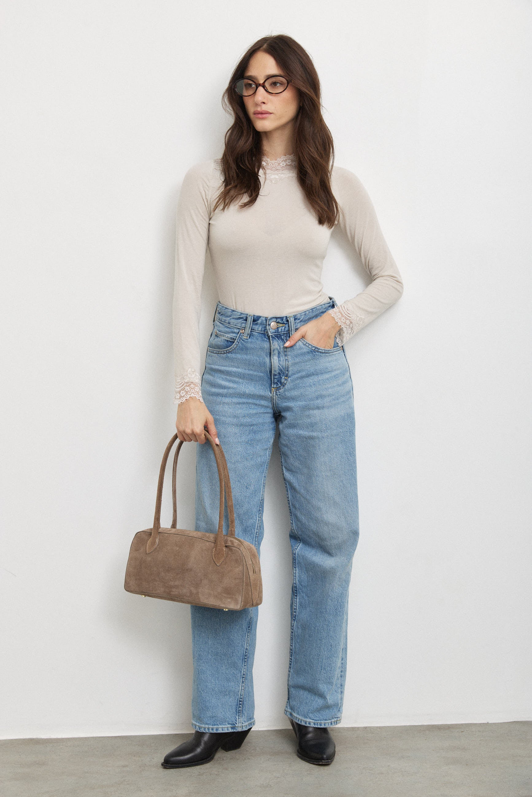 LEE ג׳ינס RIDER LOOSE HIDDEN ISLE