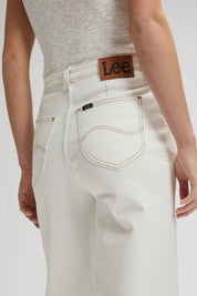 LEE ג'ינס STELLA HIGH WAIST WIDE LEG FRESH FLOCK