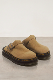 DR. MARTENS ZEBZAG MULE DARK BROWN