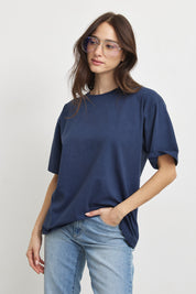 טישירט אוברסייז לני כחול