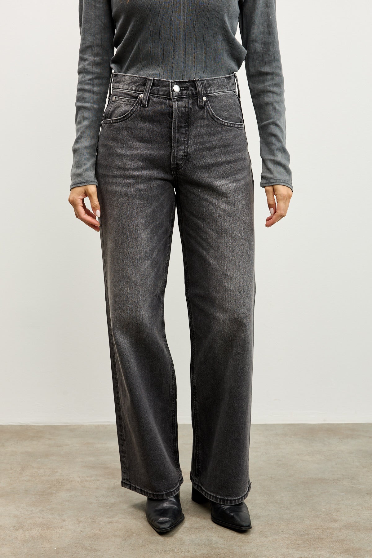 LEE ג׳ינס LOW SLUNG SLOUCH BLACK