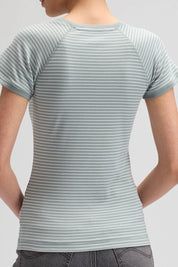 LEE BABY TEE DESERT SAGE STRIPE