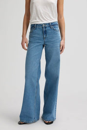 LEE ג'ינס HOPE MID RISE BAGGY TINTED BLUE