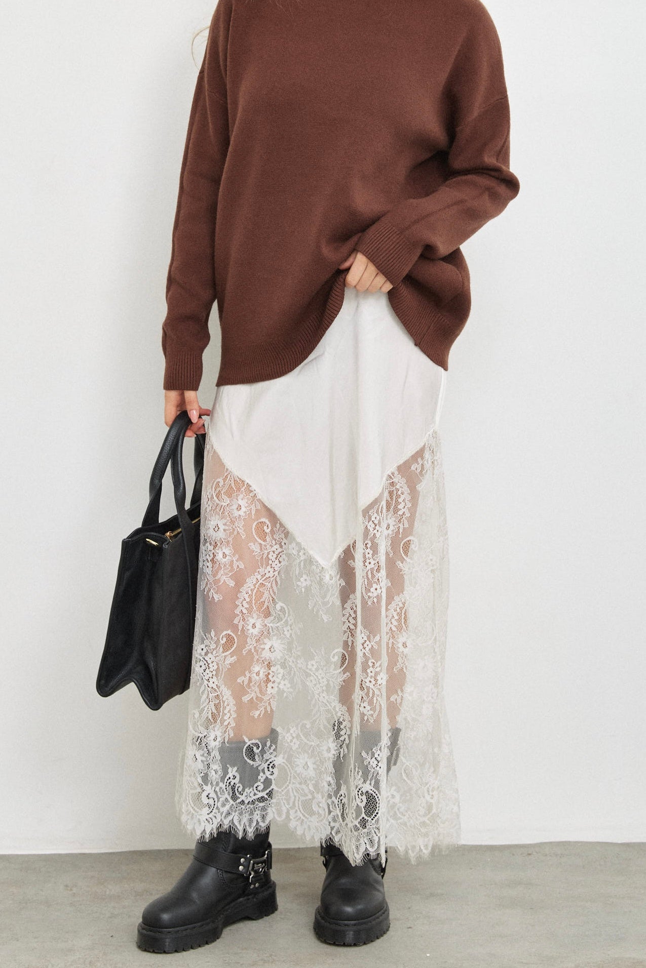 חצאית דיאנה שמנת