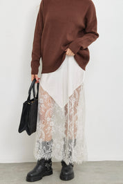 חצאית דיאנה שמנת