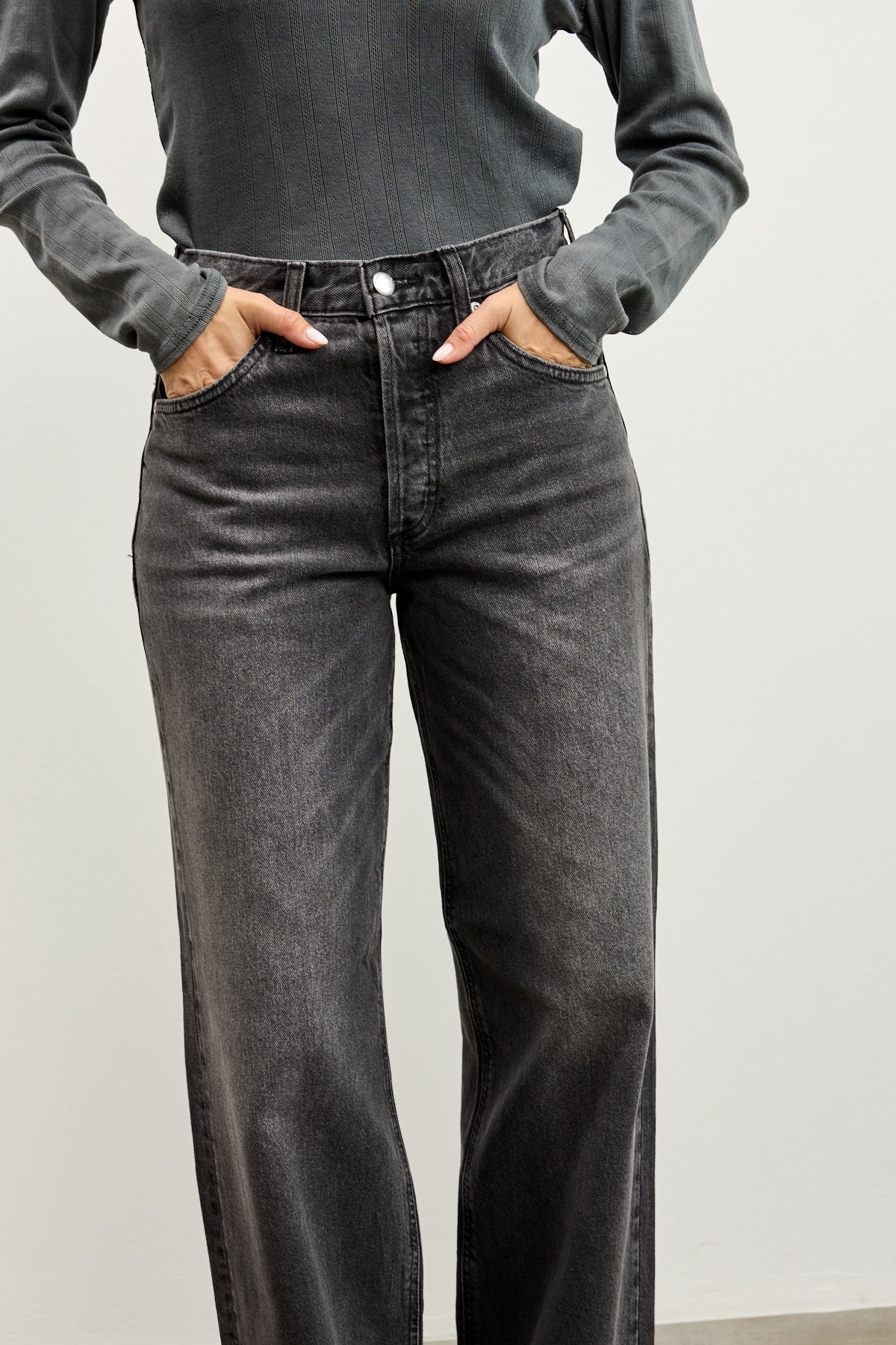 LEE ג׳ינס LOW SLUNG SLOUCH BLACK